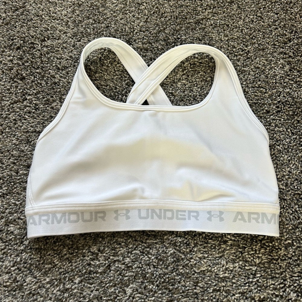Under Armour Women's Classic White Sports Bra
